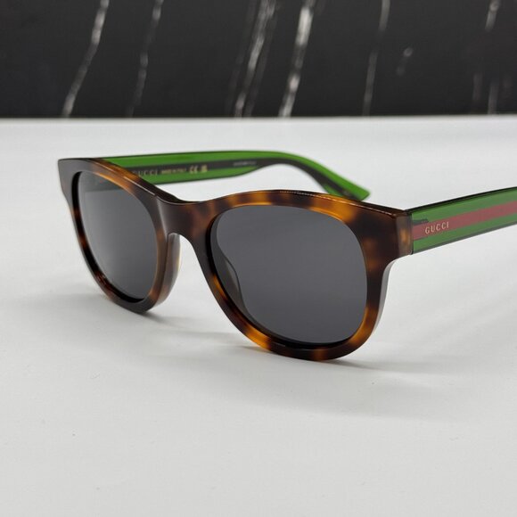 Gucci Other - NEW GUCCI GG0003SN 003 MEN HAVANA GREEN SUNGLASSES GUCCI